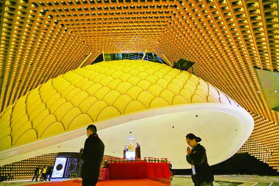 修缮后的千年长干寺地宫(中新社)