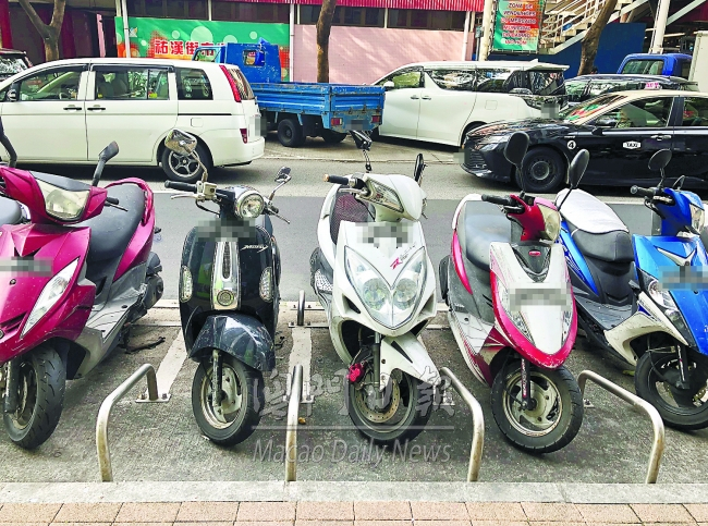 交局 電單車斜泊將減少車位 澳門日報 今日時事 Cyberctm澳門no 1人氣社區